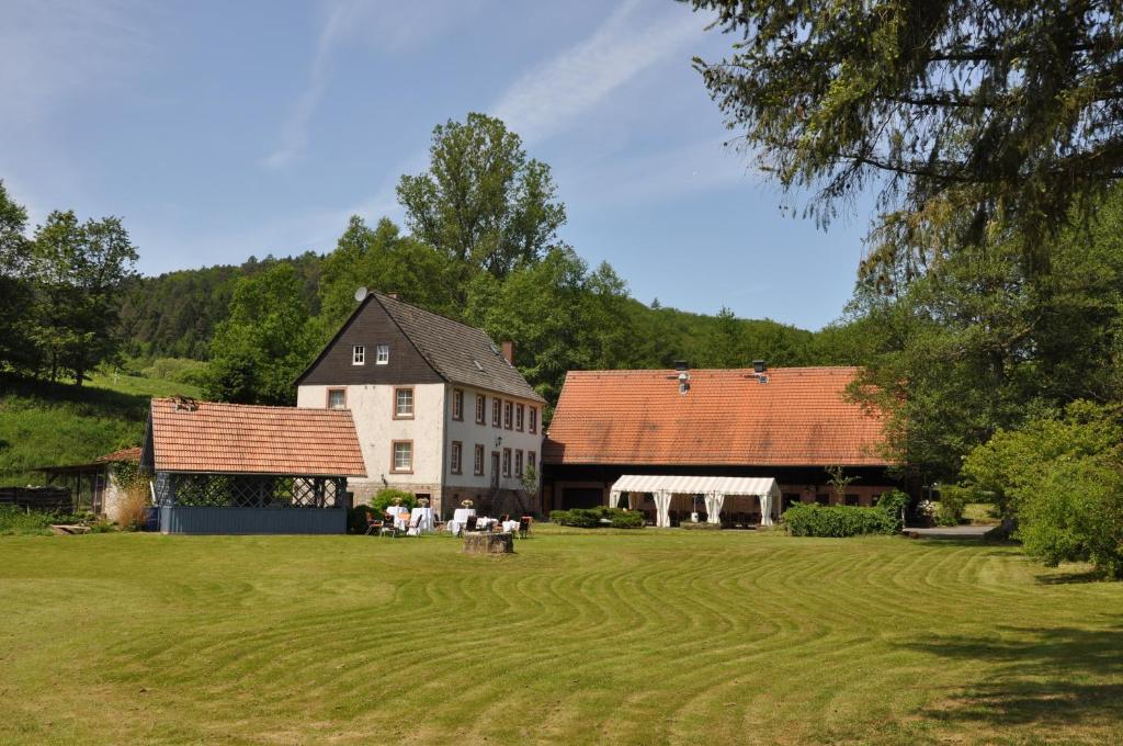 Landgasthof Geiersmuehle Vielbrunn Buitenkant foto
